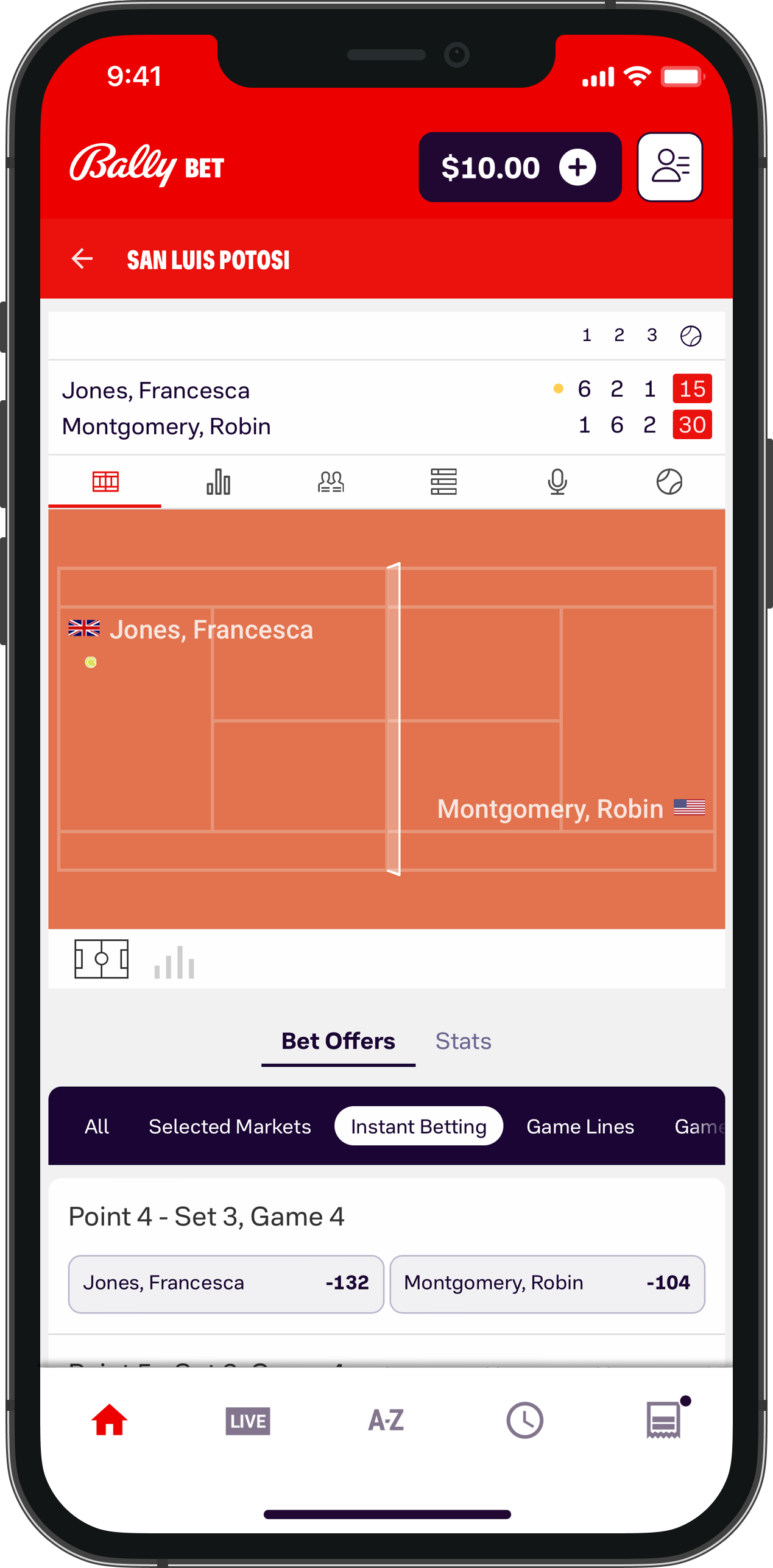Bally Bet Sportsbook – Pregame & Live Online Sports Betting